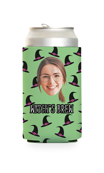 Custom Witch's Brew Can Cooler