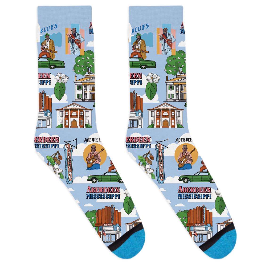Local Landmarks - Aberdeen Socks
