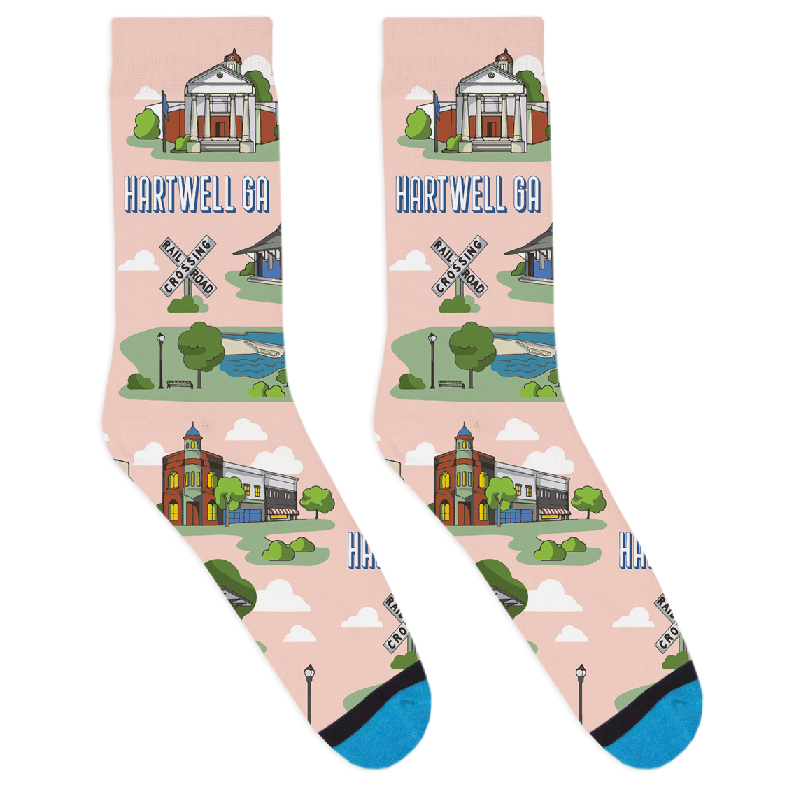 Local Landmarks - Hartwell Socks