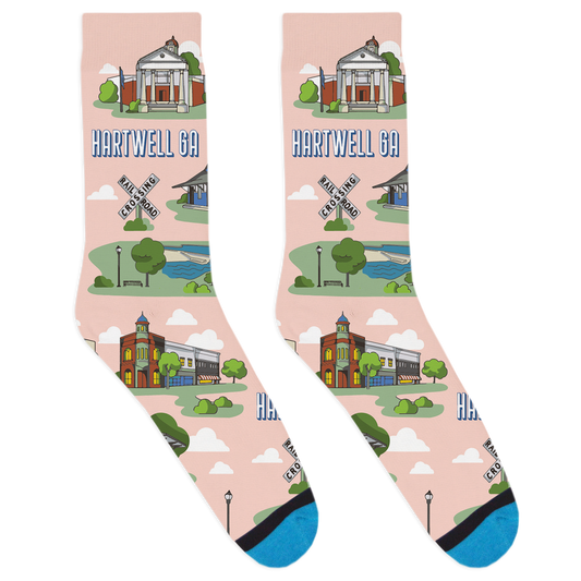 Local Landmarks - Hartwell Socks