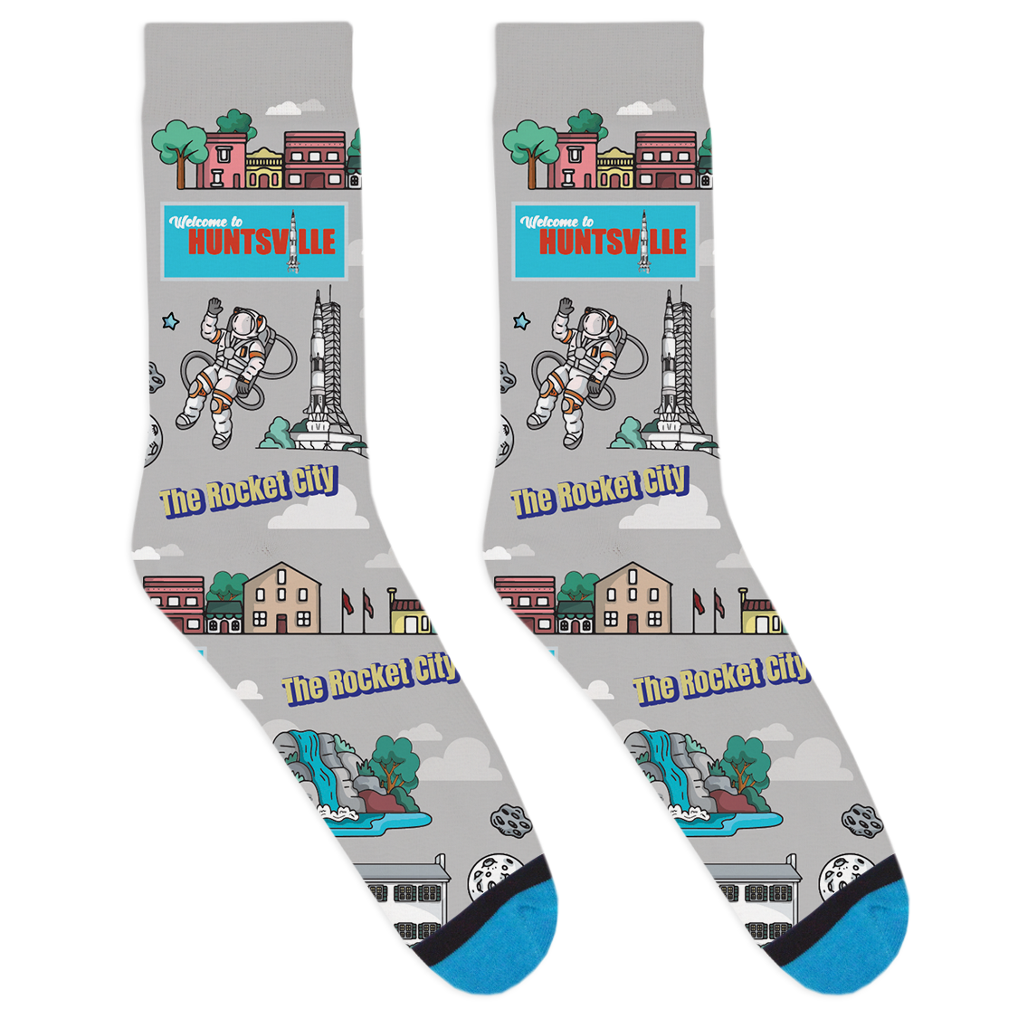 Local Landmarks - Huntsville Socks