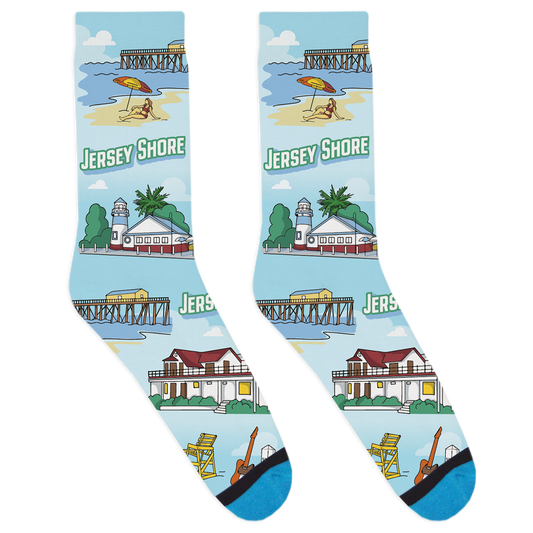 Local Landmarks - Jersey Shore Socks