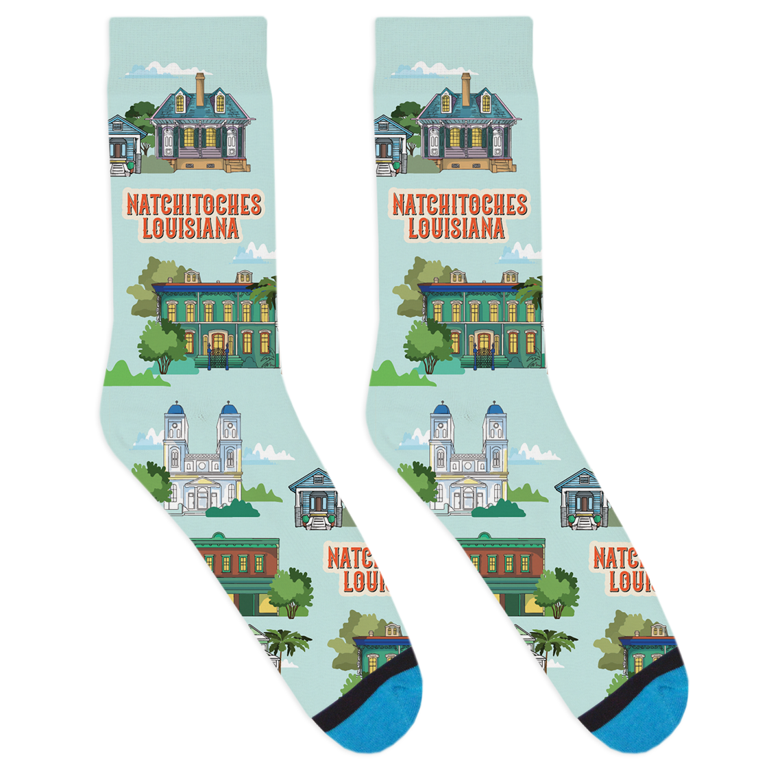 Local Landmarks - Natchitoches Socks