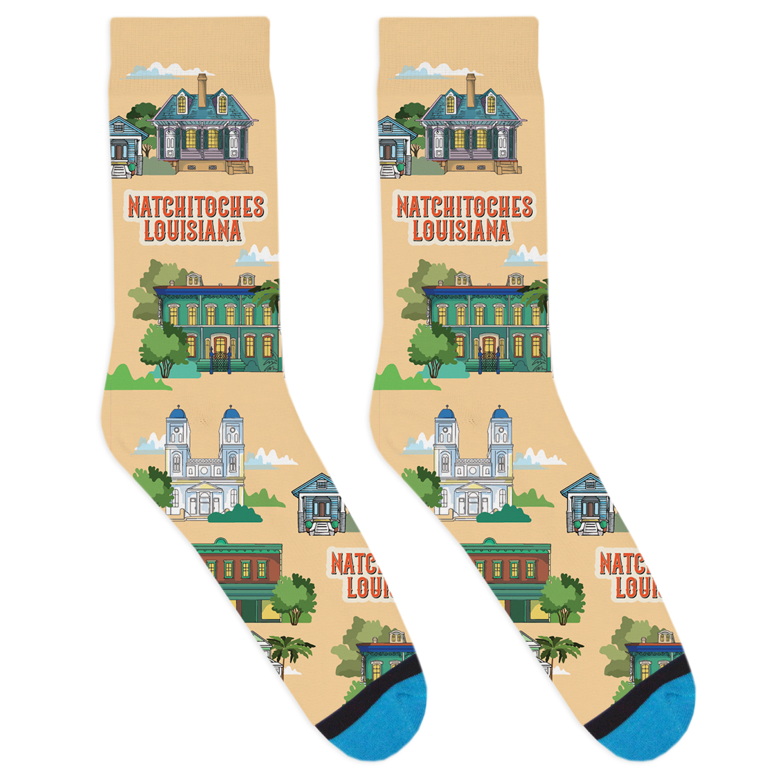 Local Landmarks - Natchitoches Socks