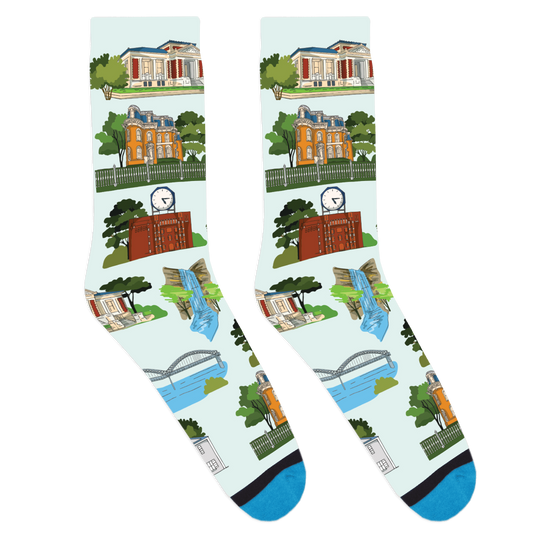 Local Landmarks - New Albany Socks