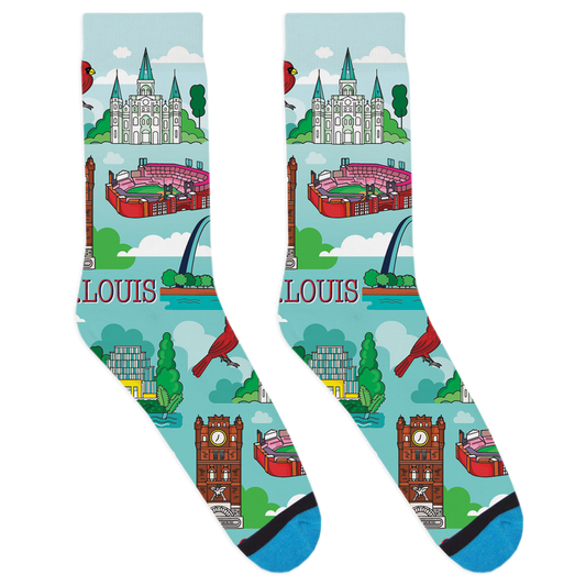 Local Landmarks - St. Louis Socks