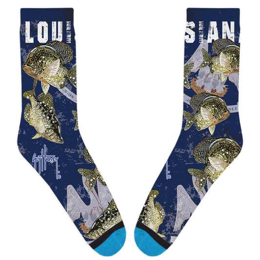 Guy Harvey Louisiana Pride Socks