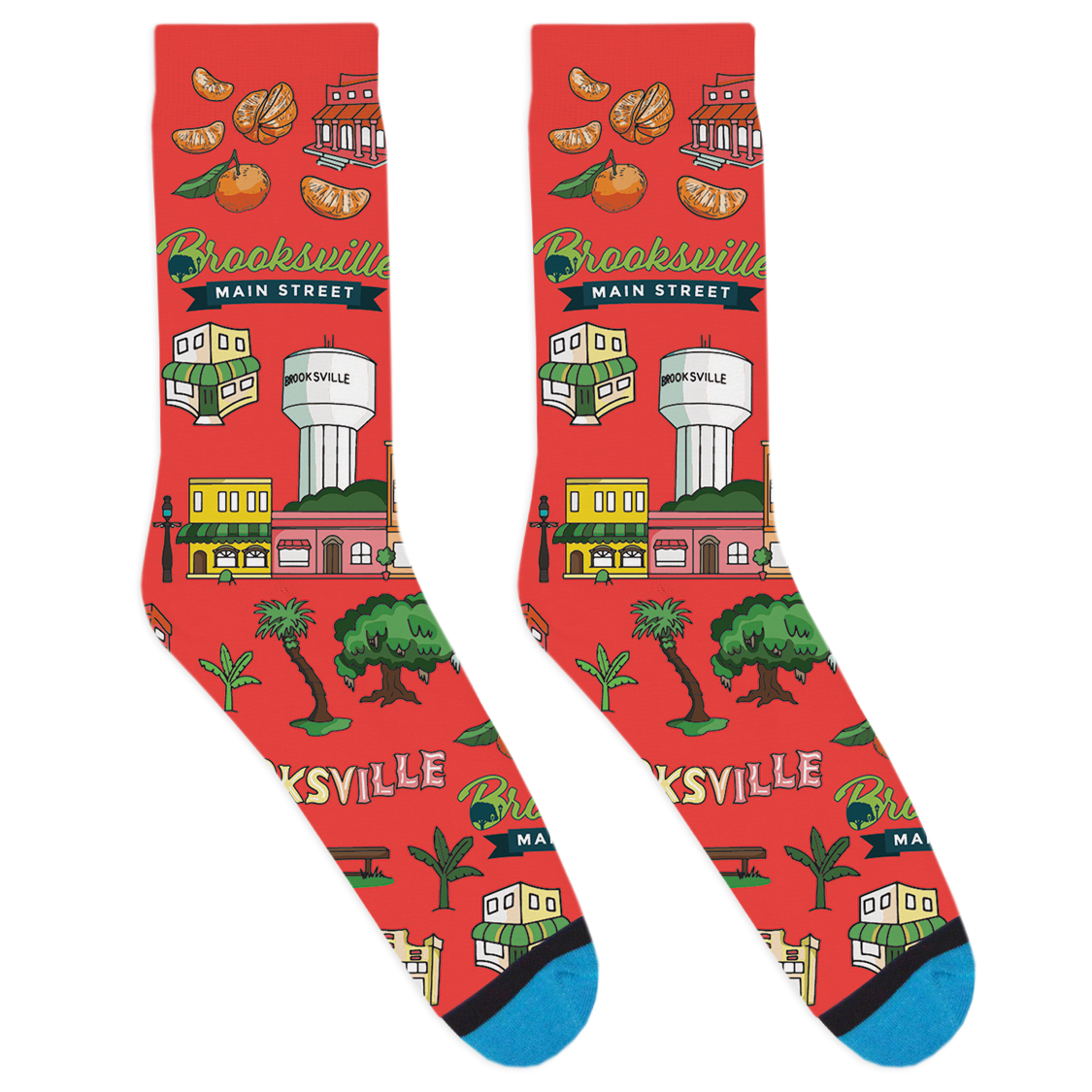 Main Street Brooksville Socks