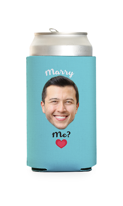 Custom Marry Me Can Cooler