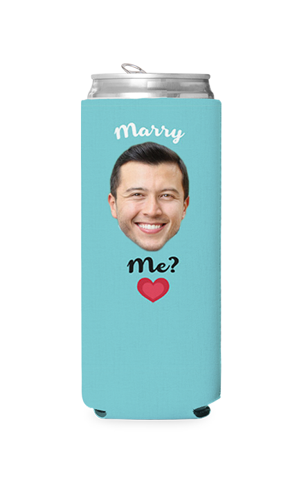 Custom Marry Me Can Cooler