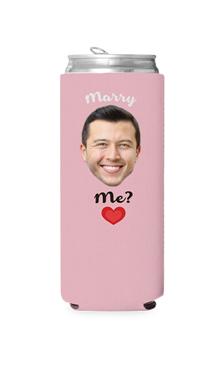 Custom Marry Me Can Cooler