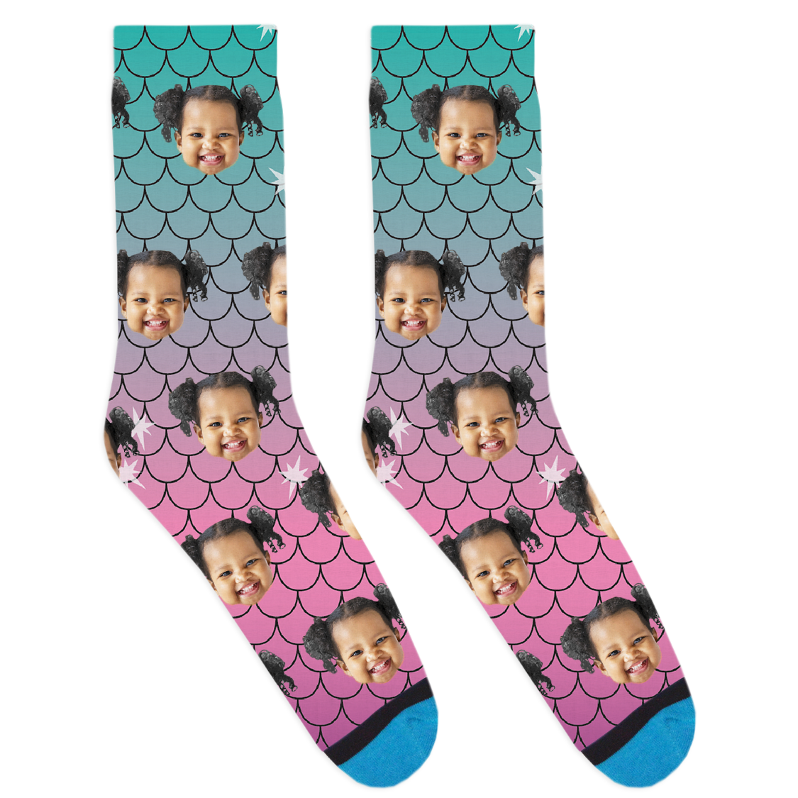 Custom Mermaid Socks