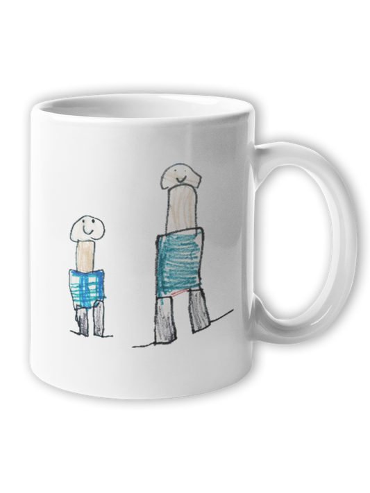 Custom Drawing Coffee Cup