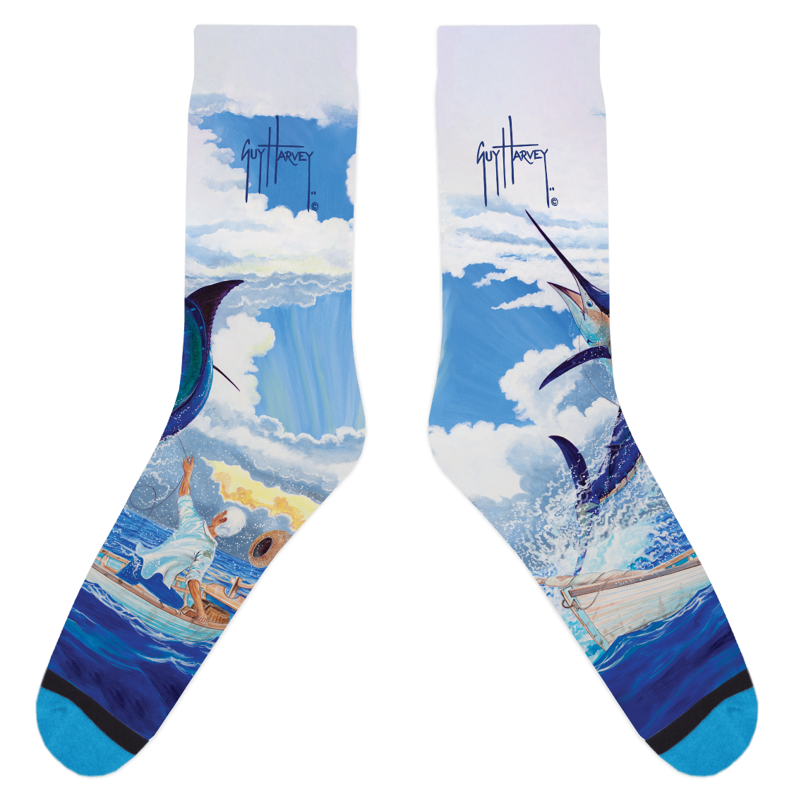 Guy Harvey Old Man and the Sea 2 Socks