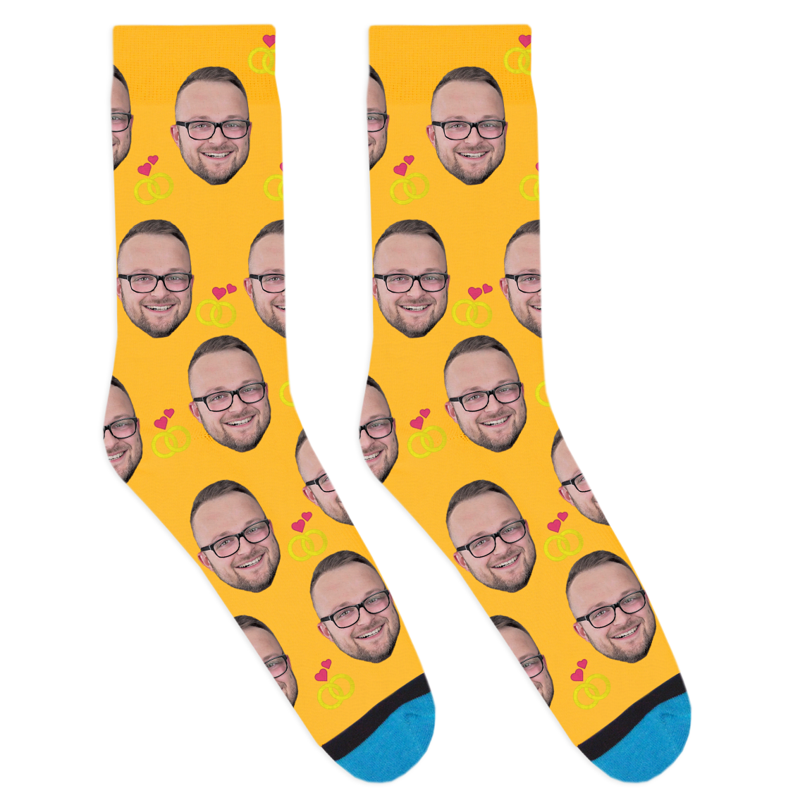 Custom Wedding Ring Socks