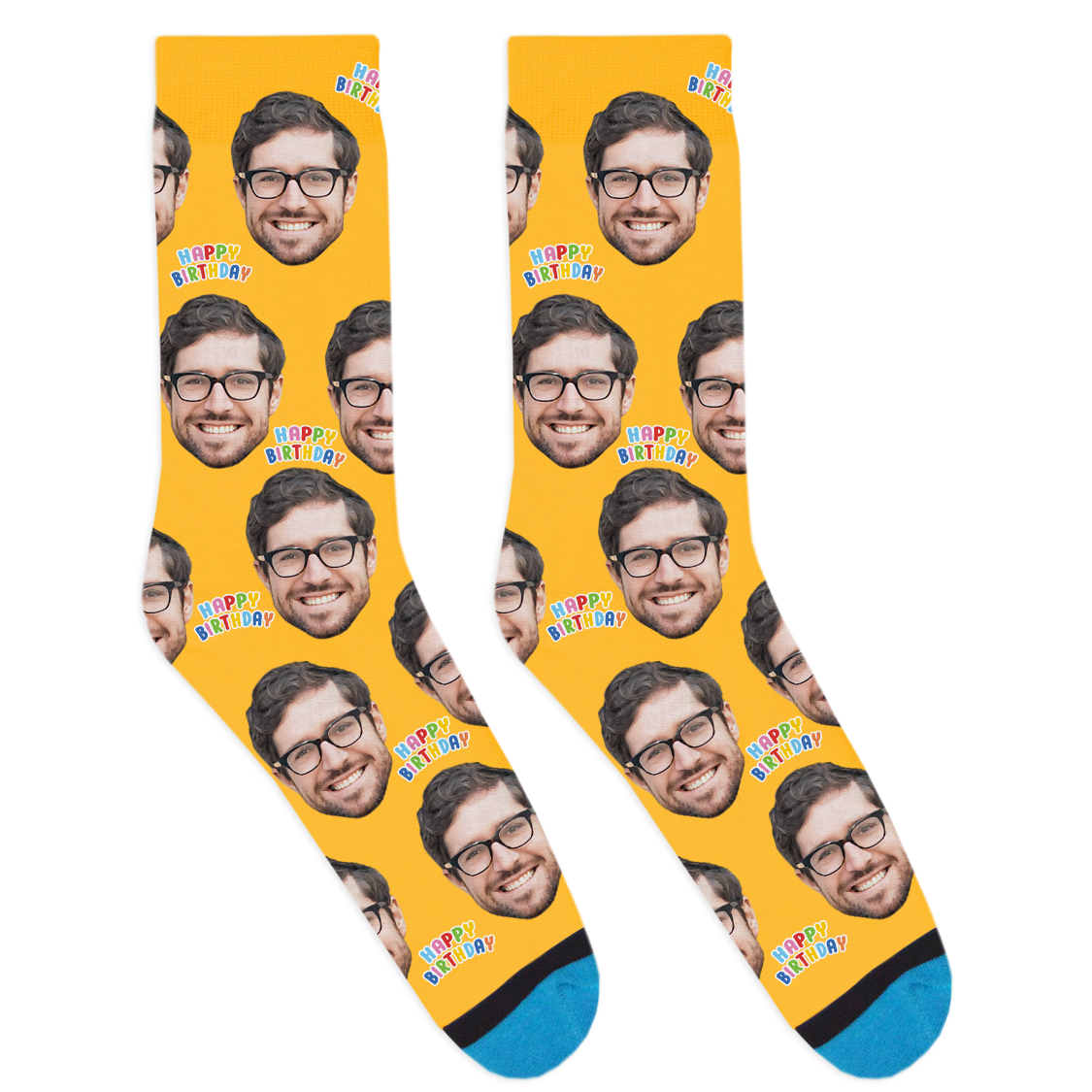 Custom Happy Birthday Socks