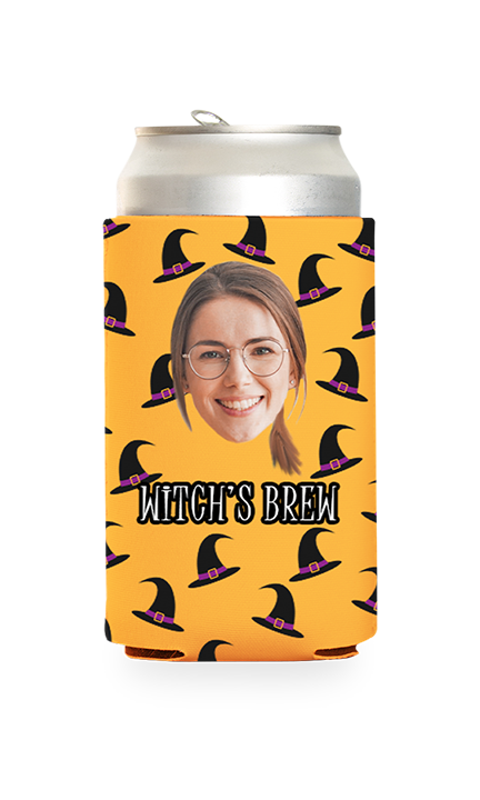 Custom Witch's Brew Can Cooler
