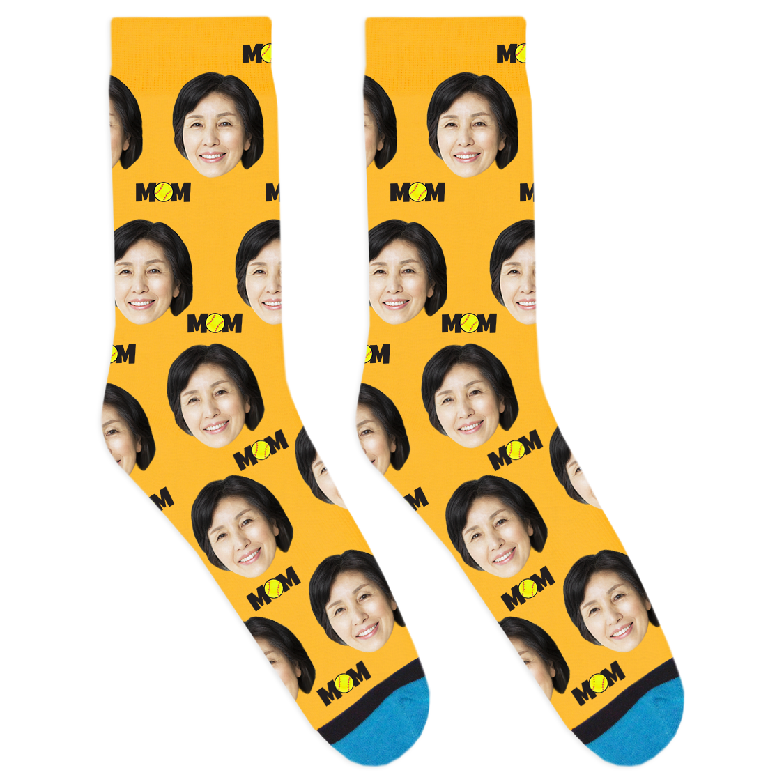 Custom Softball Mom Socks