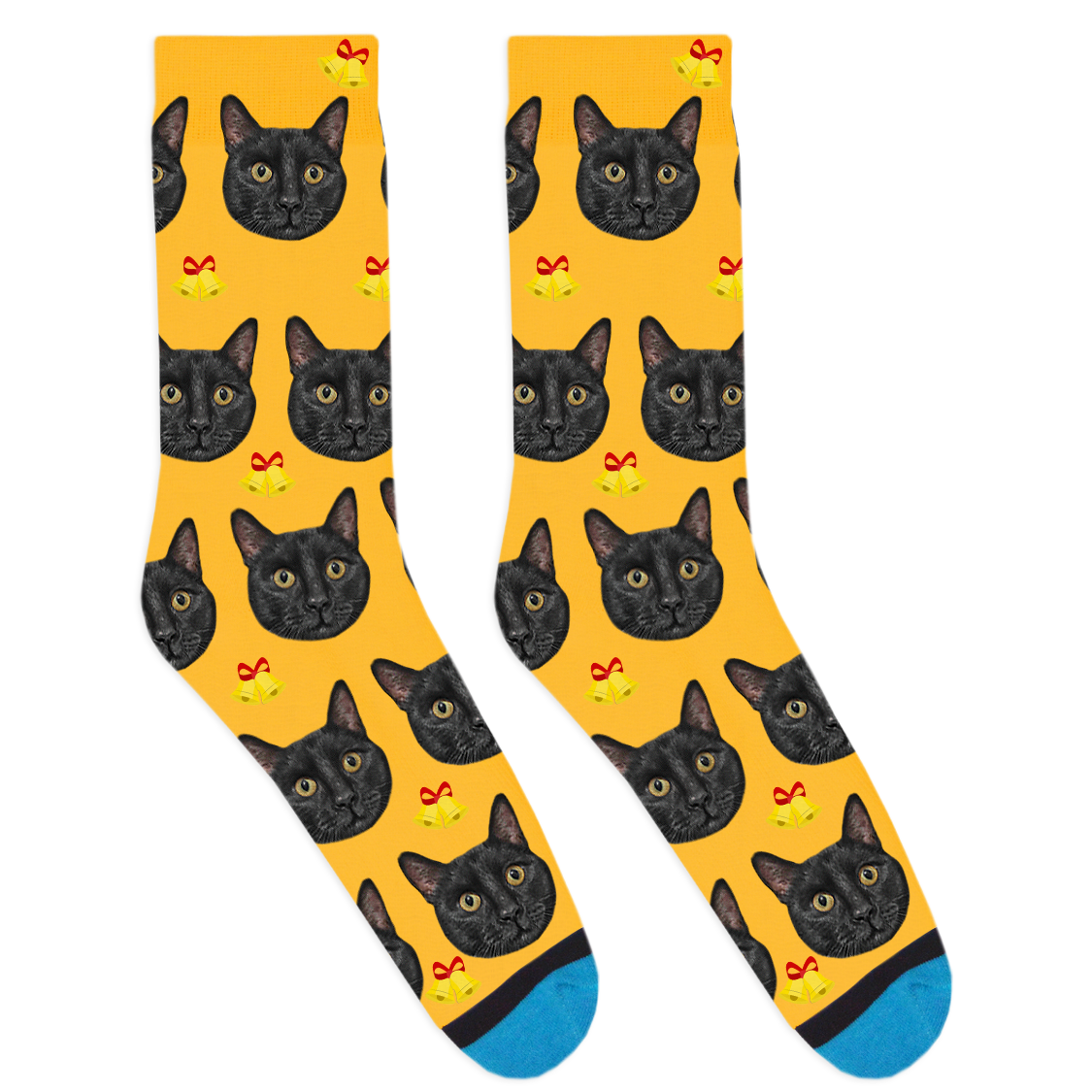 Custom Christmas Bell Socks