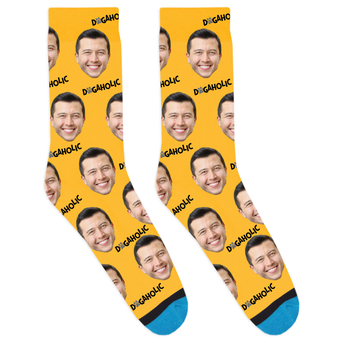Custom Dogaholic Socks
