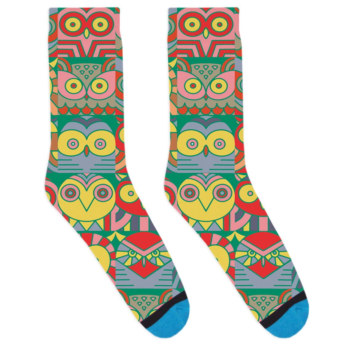 Owl Faces Socks