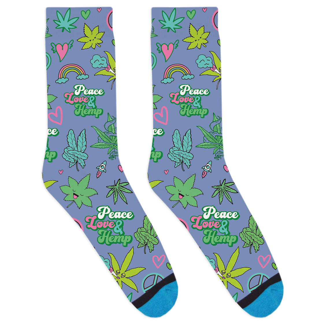 Peace, Love, Hemp Socks