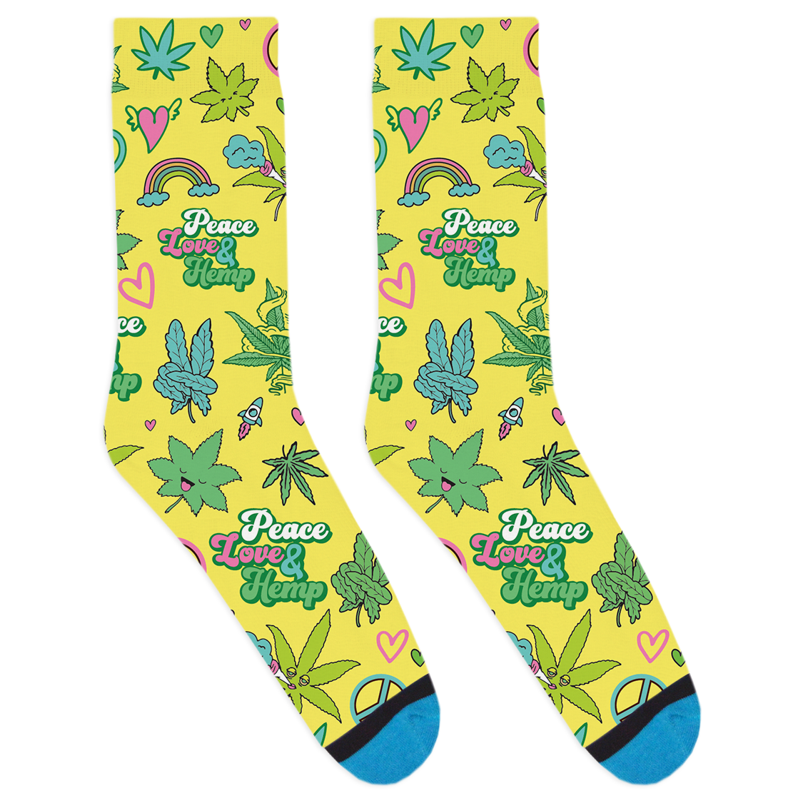 Peace, Love, Hemp Socks
