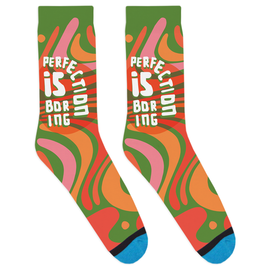 Perfection is Boring Socks