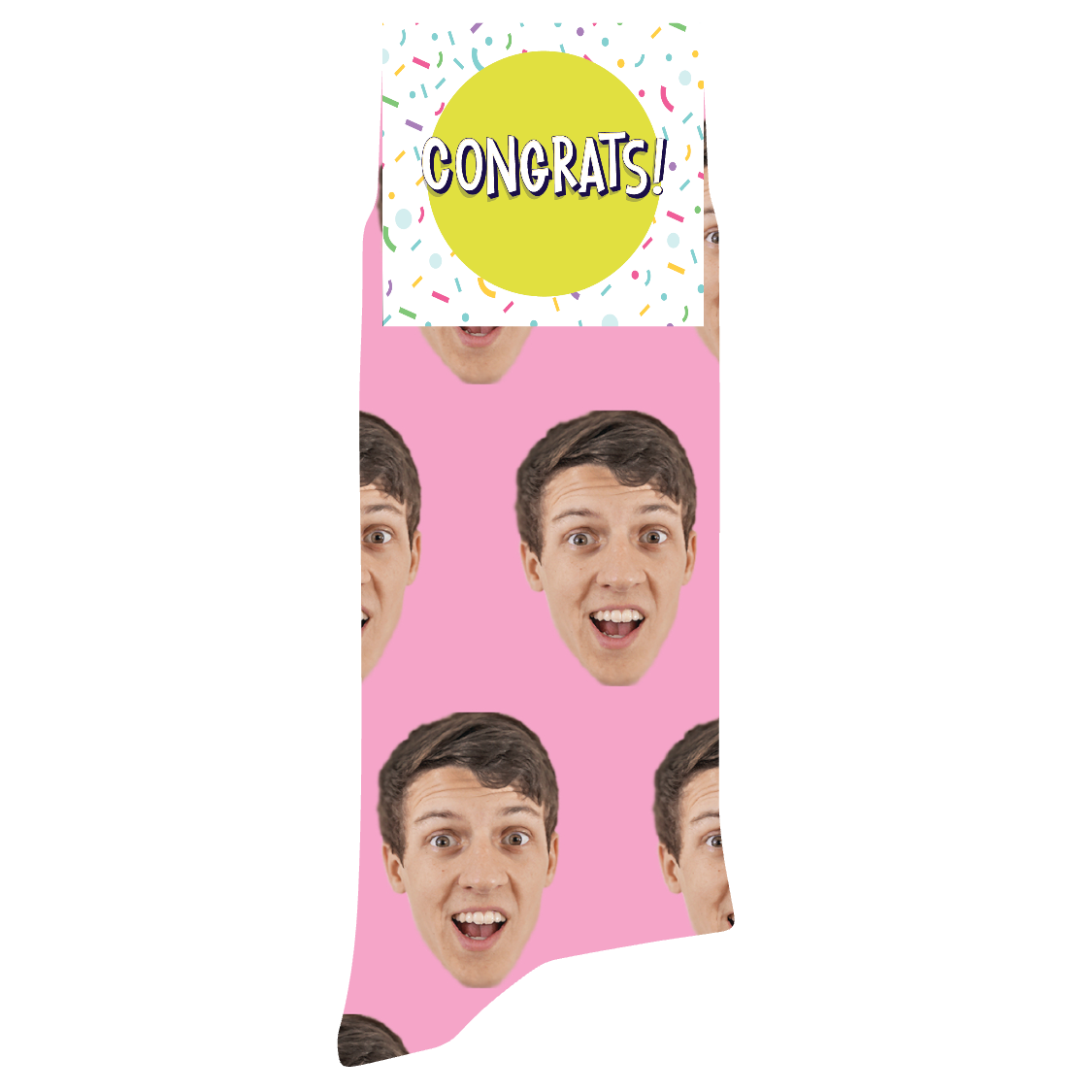 Custom Face Socks with Packaging