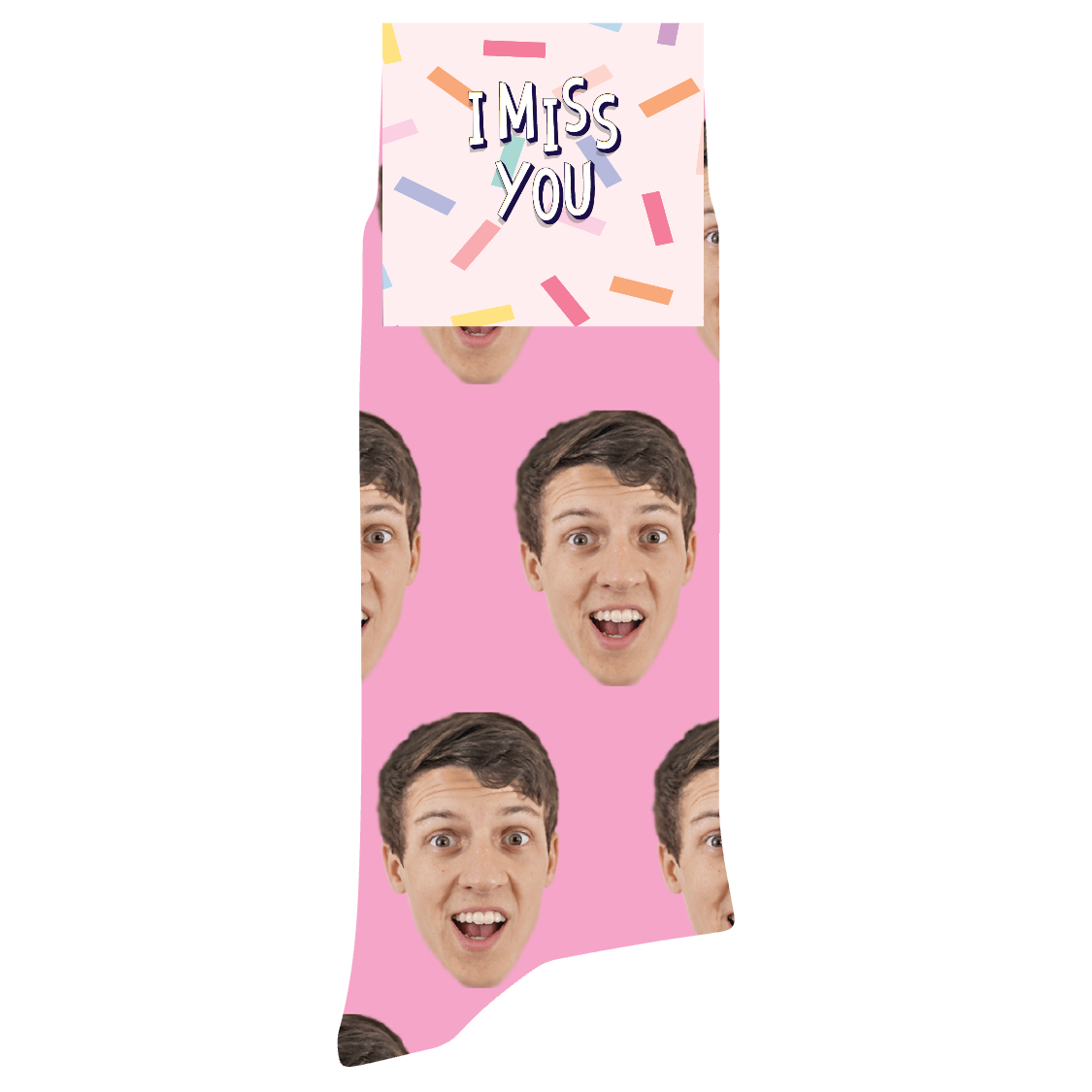 Custom Face Socks with Packaging