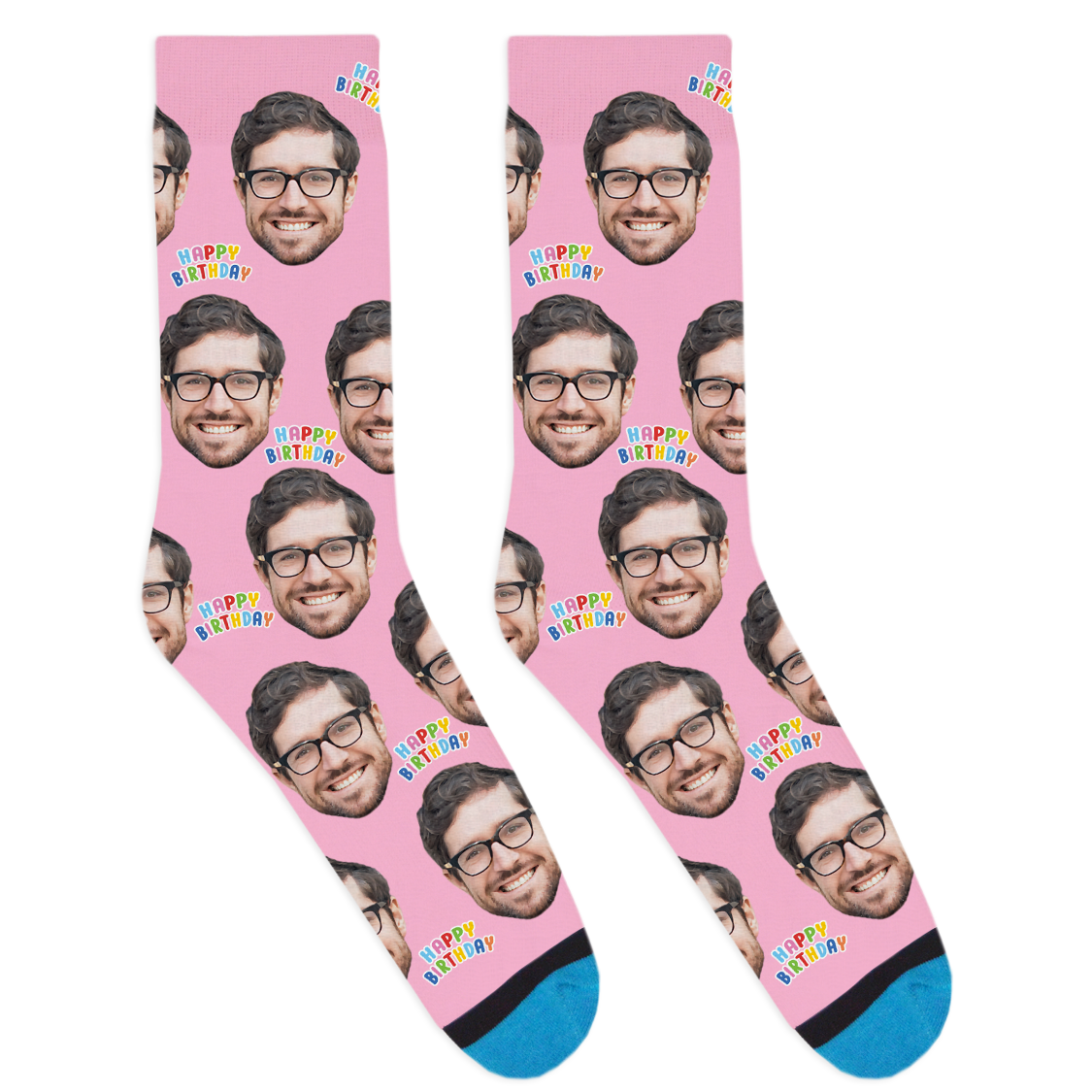 Custom Happy Birthday Socks