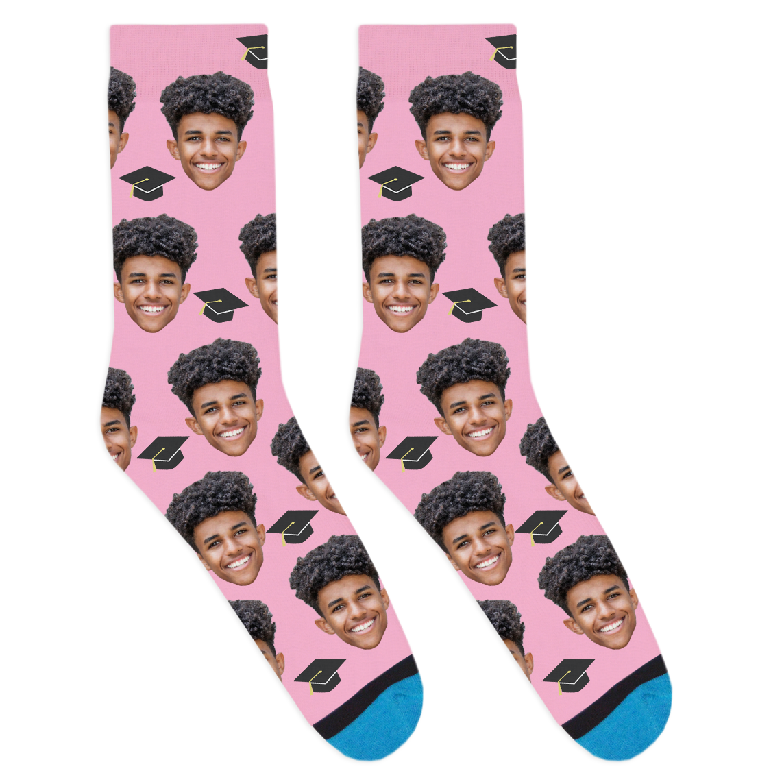 Custom Graduation Hat Socks
