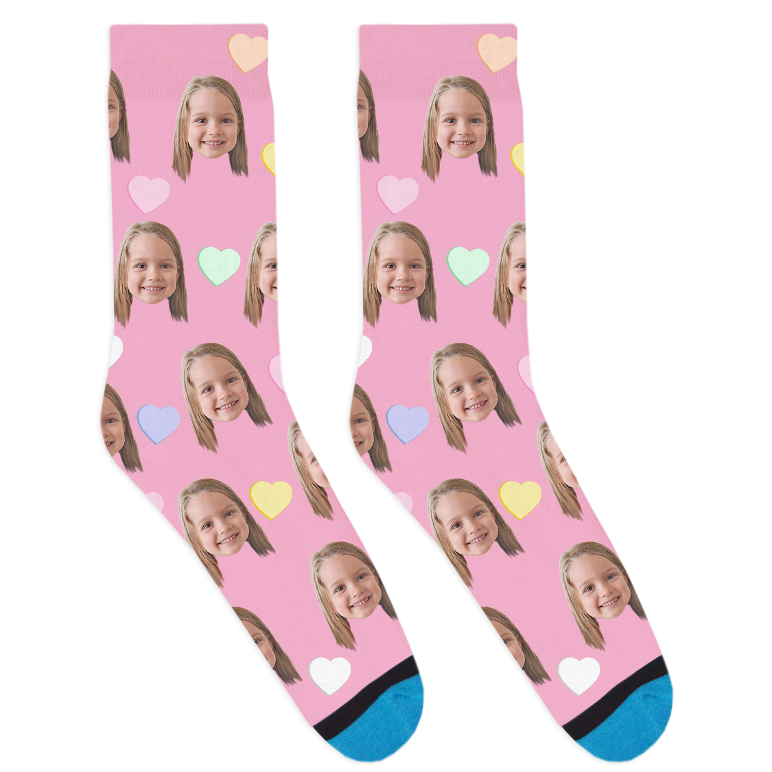 Custom Candy Hearts Socks