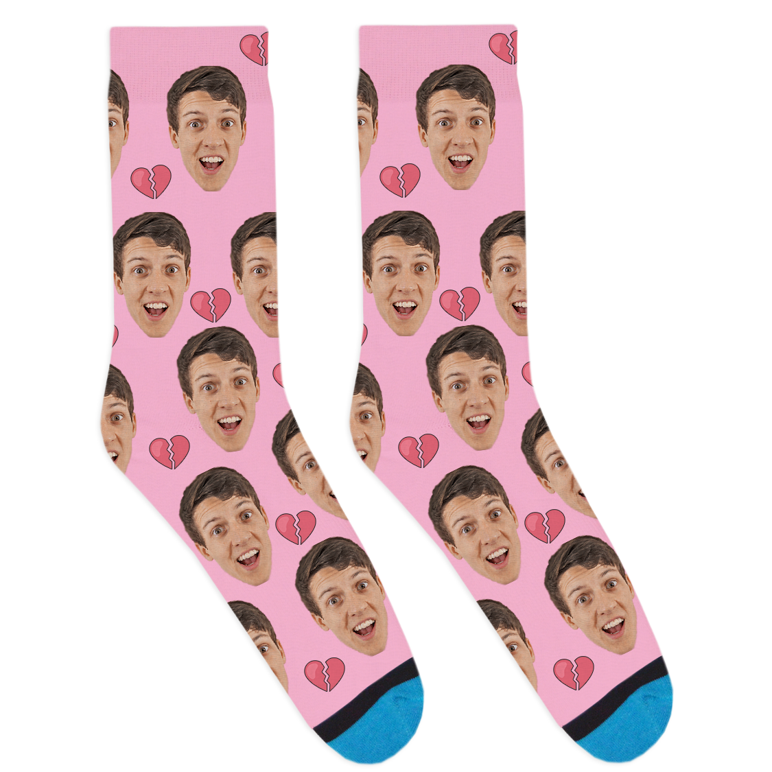 Custom Heart Break Socks