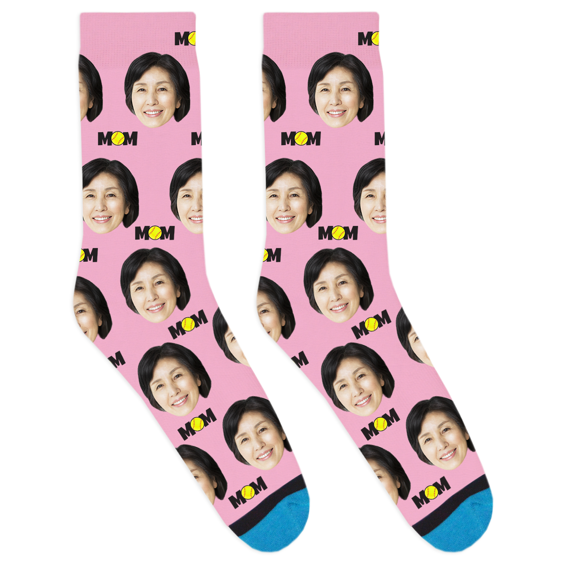 Custom Softball Mom Socks