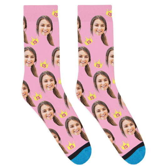 Custom Quinceañera Socks