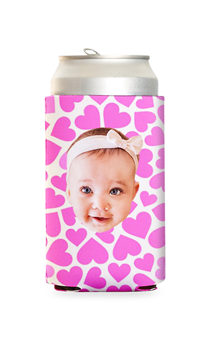 Custom Hearts Can Cooler