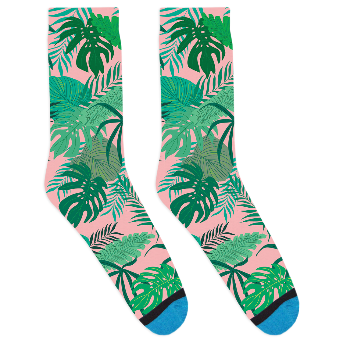 Pink Palm Socks