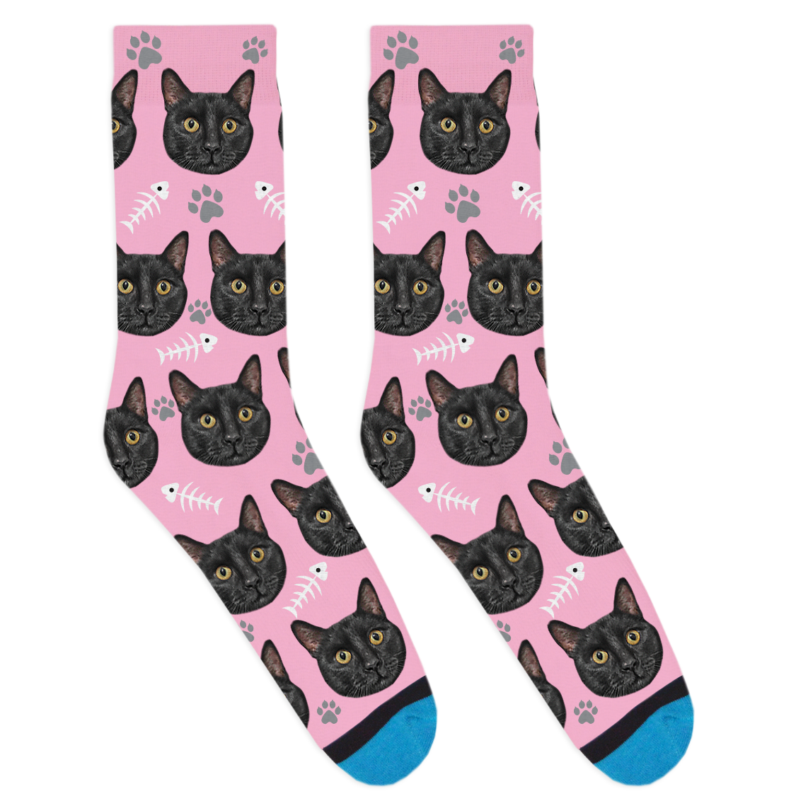 Custom Cat Socks