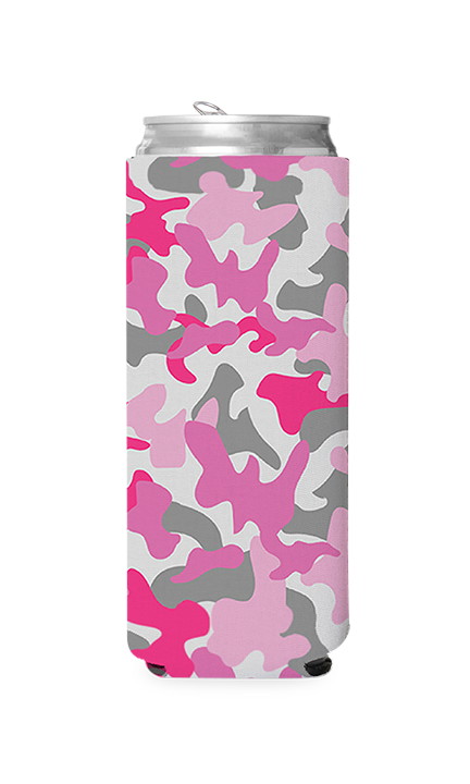 Pink Camo Predesigned Can Cooler