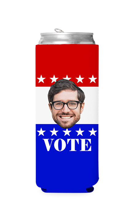 Custom Vote Can Cooler