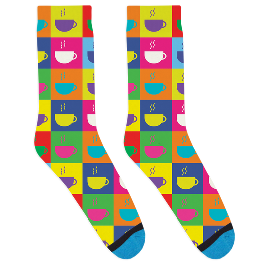 Pop Art Coffee Socks