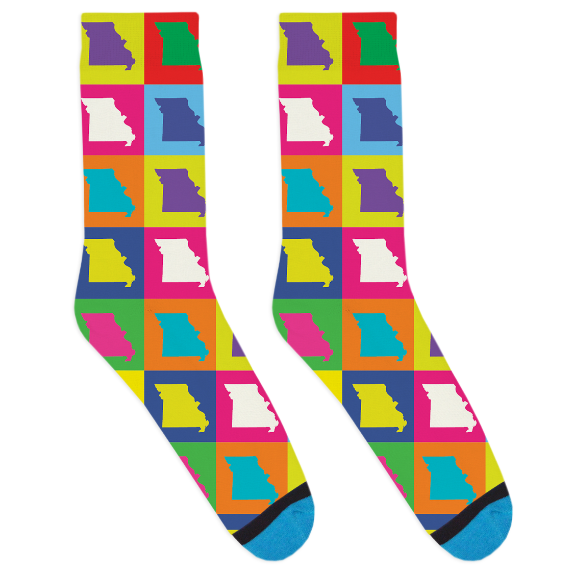 Pop Art Missouri Socks