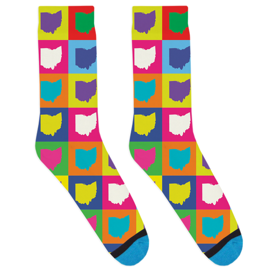 Pop Art Ohio Socks