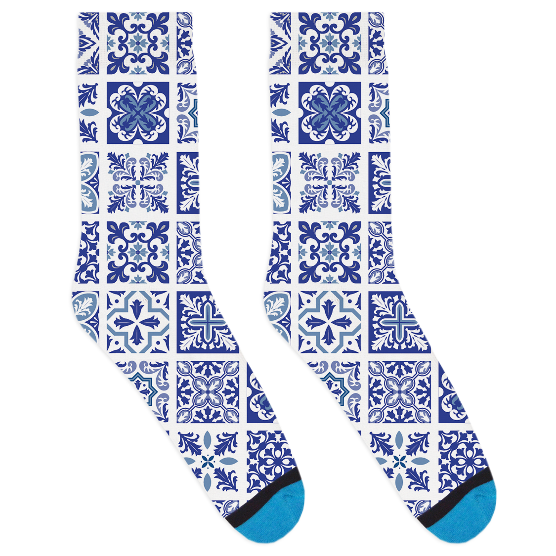 Portuguese Tiles Socks