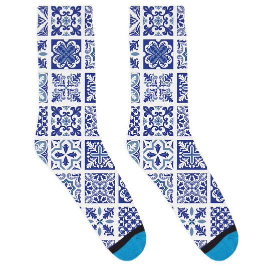 Portuguese Tiles Socks