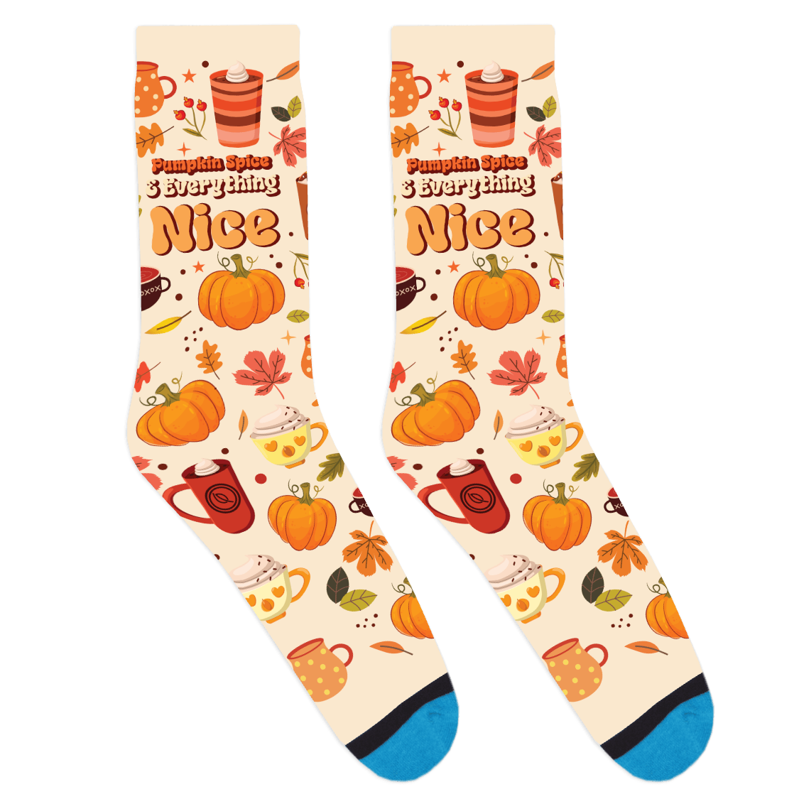 Pumpkin Spice Socks