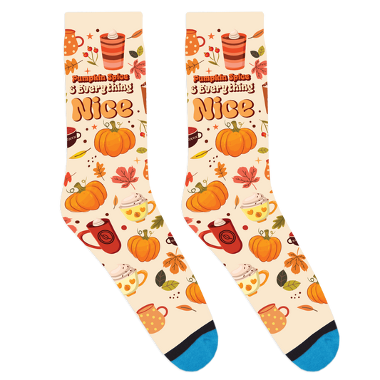 Pumpkin Spice Socks