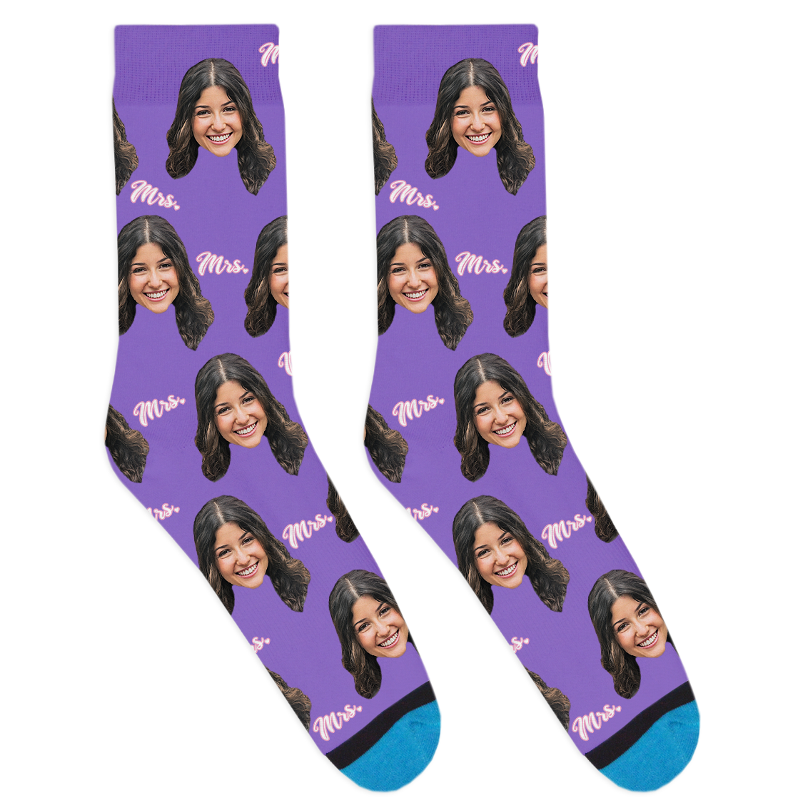Custom Wedding Mrs. Socks