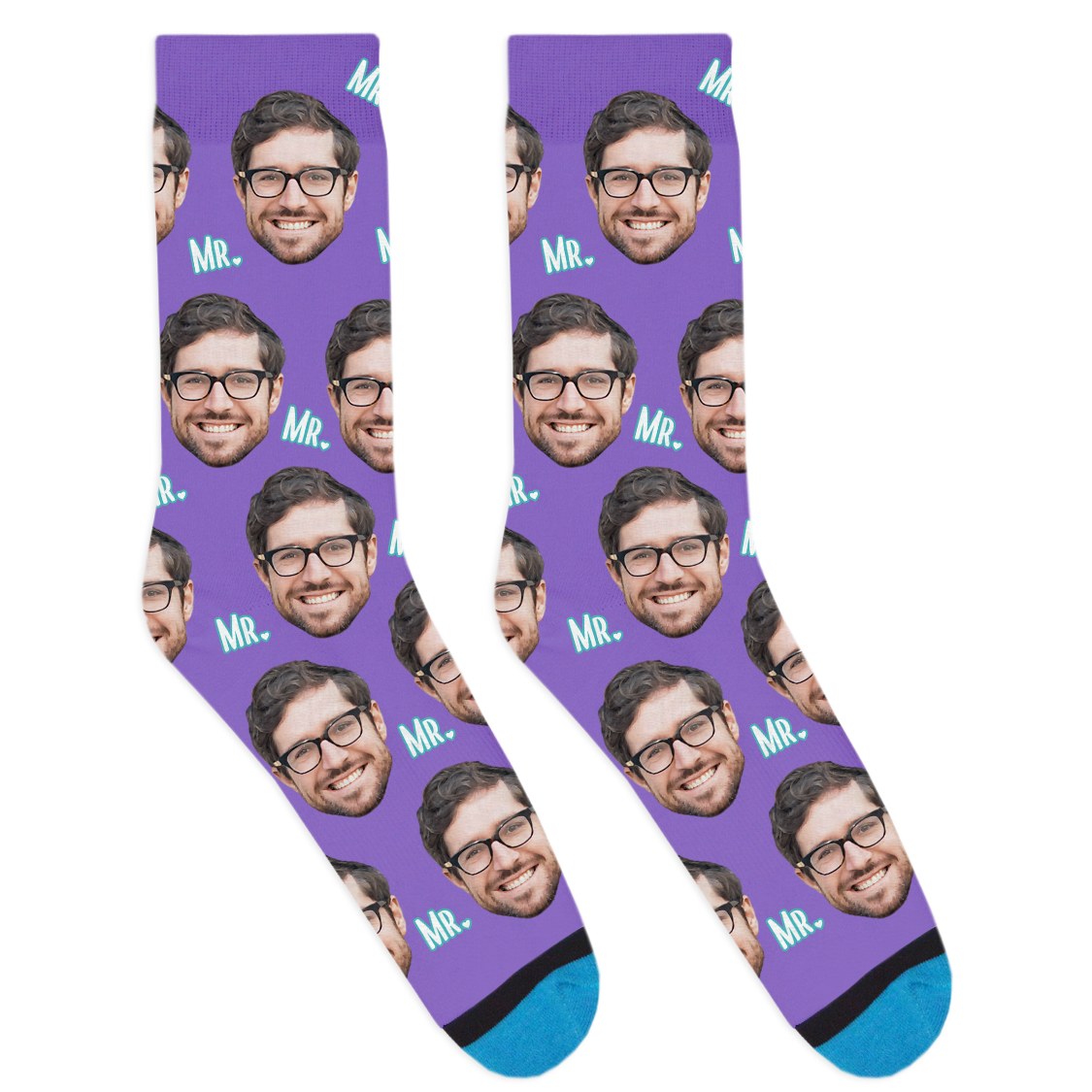 Custom Wedding Mr. Socks